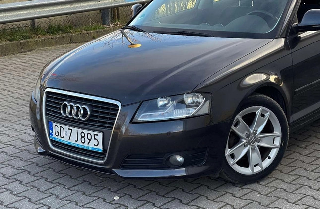 Audi A3 cena 26997 przebieg: 191000, rok produkcji 2009 z Głogów małe 301